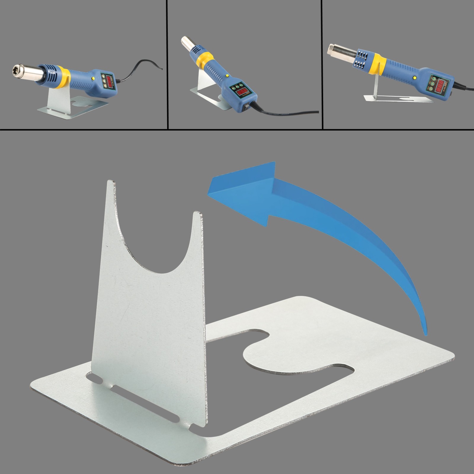 8018 Portable SMD Solder Station Heat Gun Digital Temperature Display