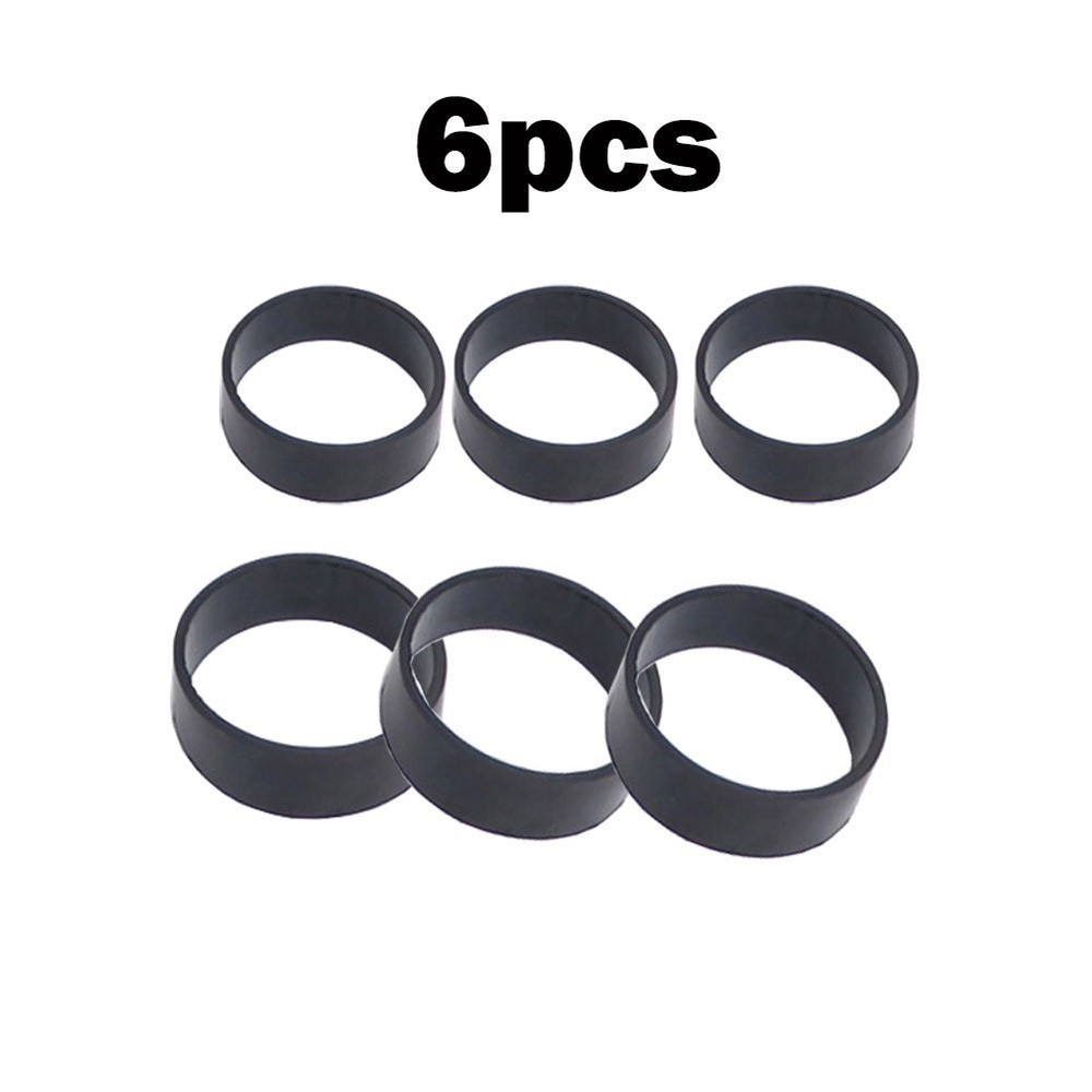 6pcs Scuba Dive Tech Diving Backplate Straps Harness Webbing Keeper Rubber Loops