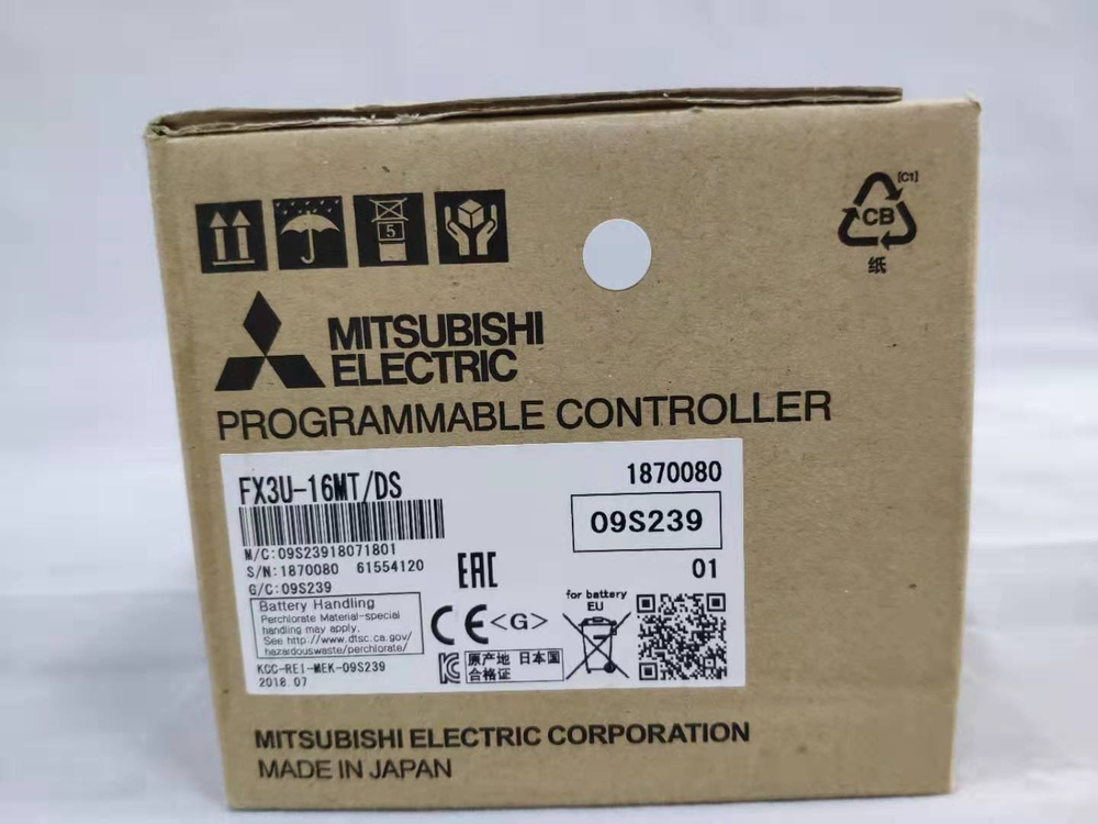 New Mitsubishi FX3U-16MT-DS Programmable Controller FX3U-16MT/DS Expedited Ship