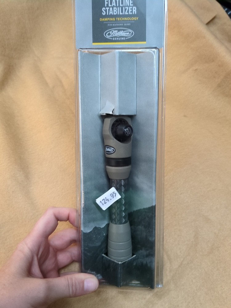 NEW Mathews Flatline Stabilizer 6 Inch- Granite