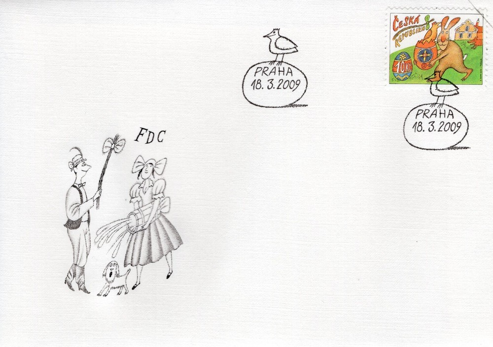 CZECH REPUBLIC  2009 Easter   FDC5947
