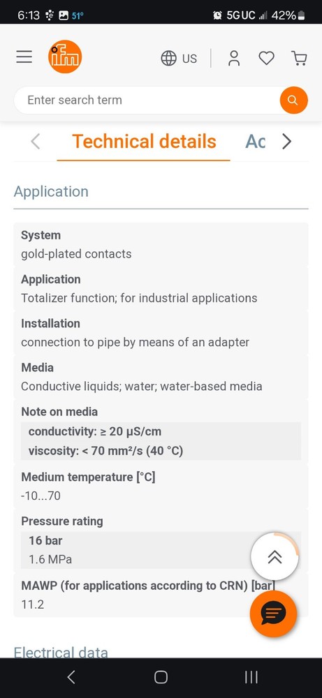 IMF Magnetic-inductive Flowmeter SM8000