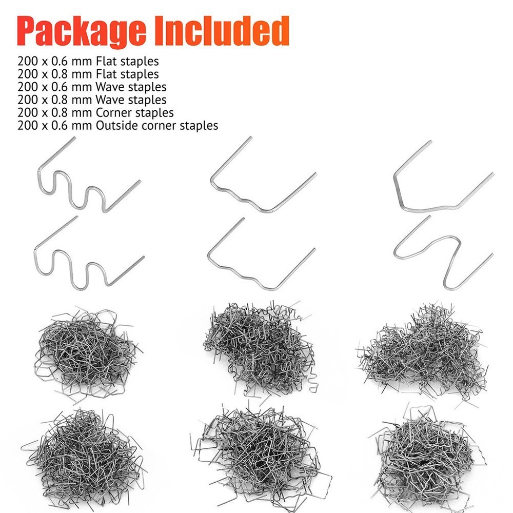 Complete welding for junior operators 1200 Hot Staples Plastic Welding Set