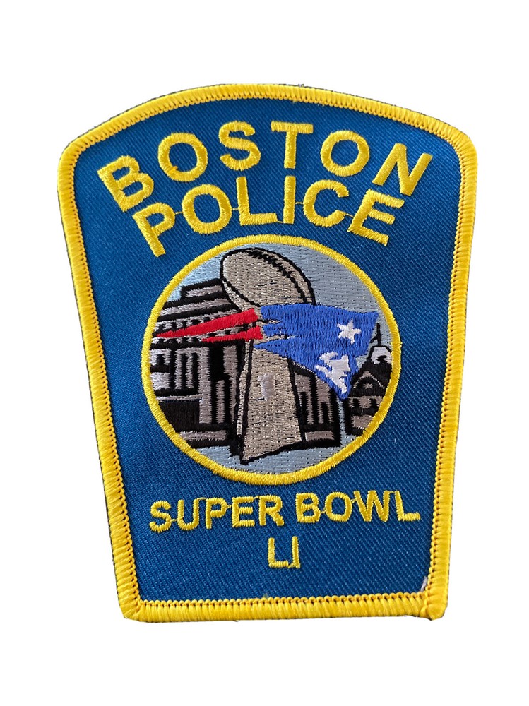 Boston Police Super Bowl Patch