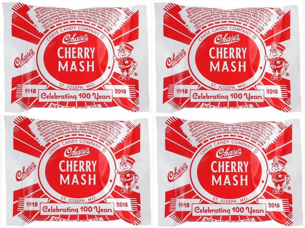 Cherry Mash Candy Bars 2.05 oz. (4 Pack)