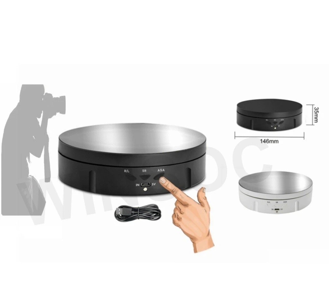 Rotating Display Stand for 10KGS 360 Jewelry turntable action figure stand