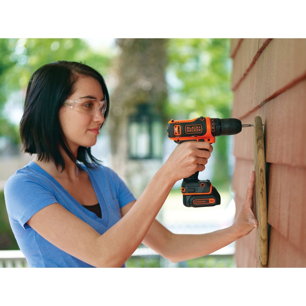 BLACK+DECKER 12v Max* Cordless Lithium Drill/Driver - BDCDD12C