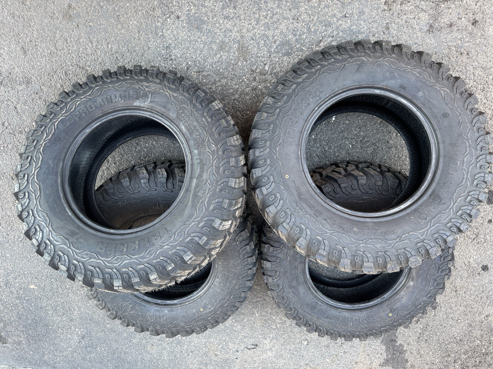 POLARIS RZR CAN AM X3 HONDA TALON TIRES 30x10x15 PRO ARMOR TREKKER 8 PLY UTV ATV