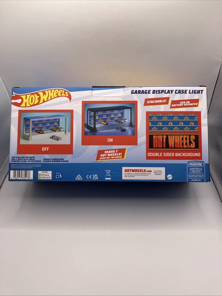 Hot Wheels Garage Display Case Light