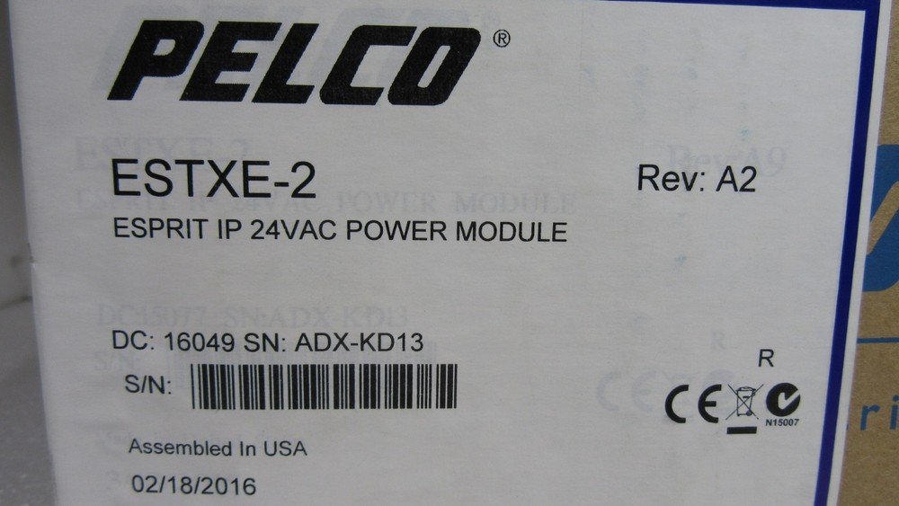 Pelco ESTXE-2 Esprit IP Retrofit 24VAC Power Module