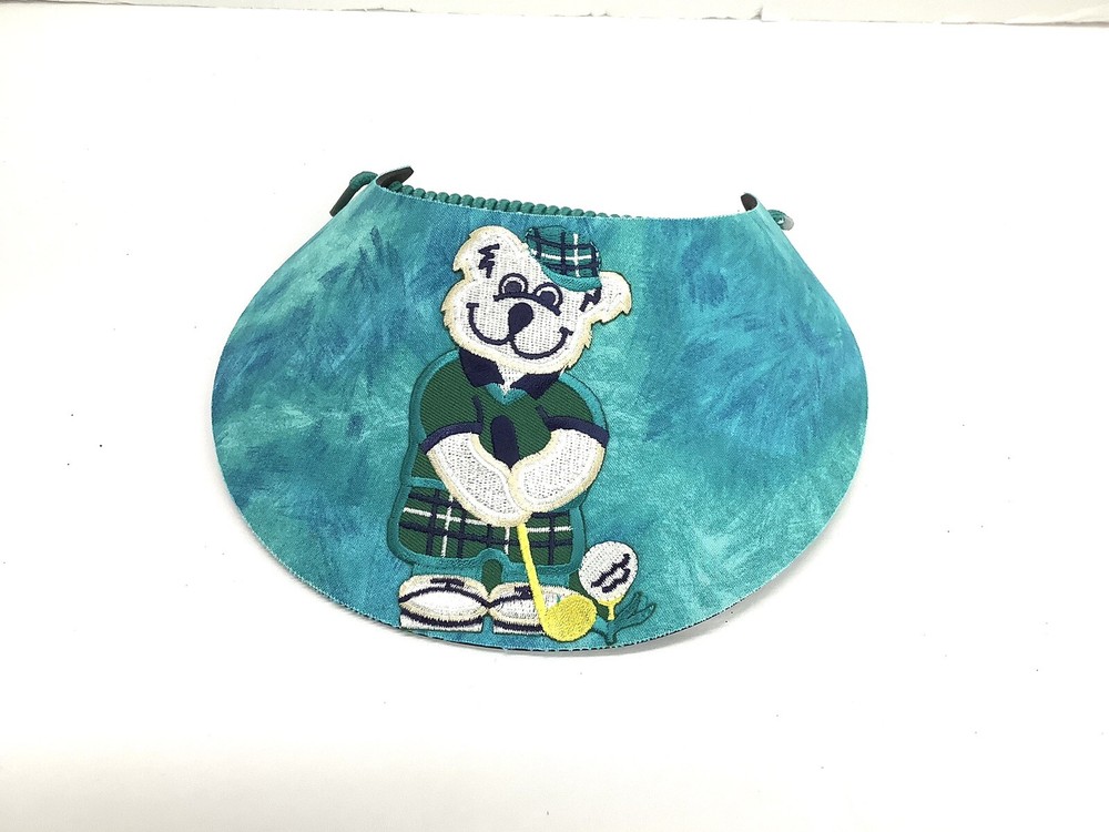 Teddy  bear Playing Golf Foam Visor