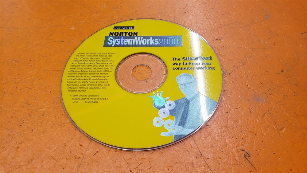 ⭐️⭐️⭐️⭐️⭐️ Vintage Norton System Works 2000 Version 3.0 By Symantec