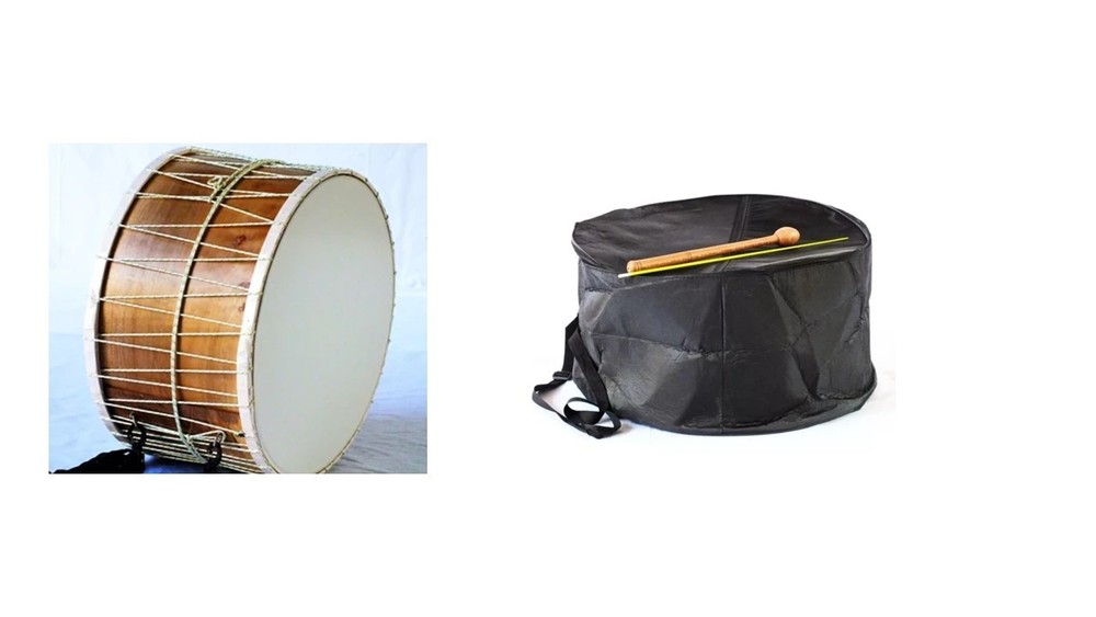 17" Percussion Drum Davul Dhol Tupan ab2