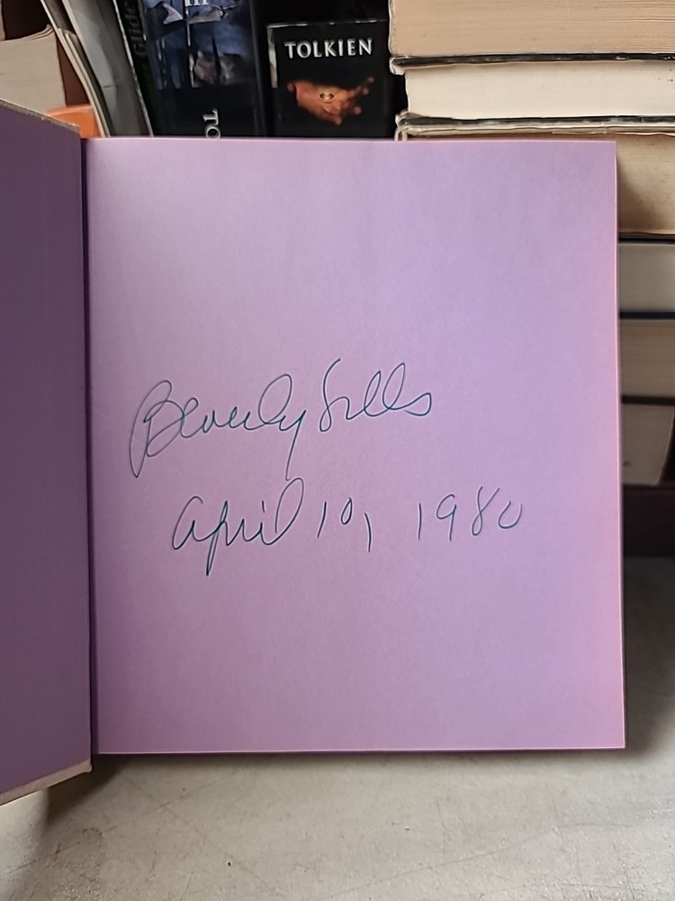 Beverly Sills- Signed Hardbound Book