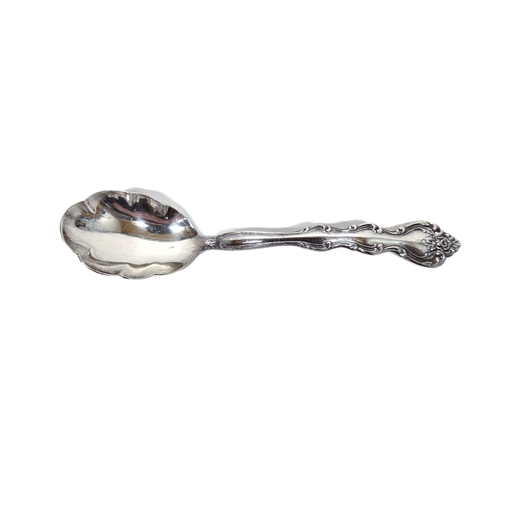 Discontinued International Silver Interlude Sugar Spoon Silverplate Shell Vtg