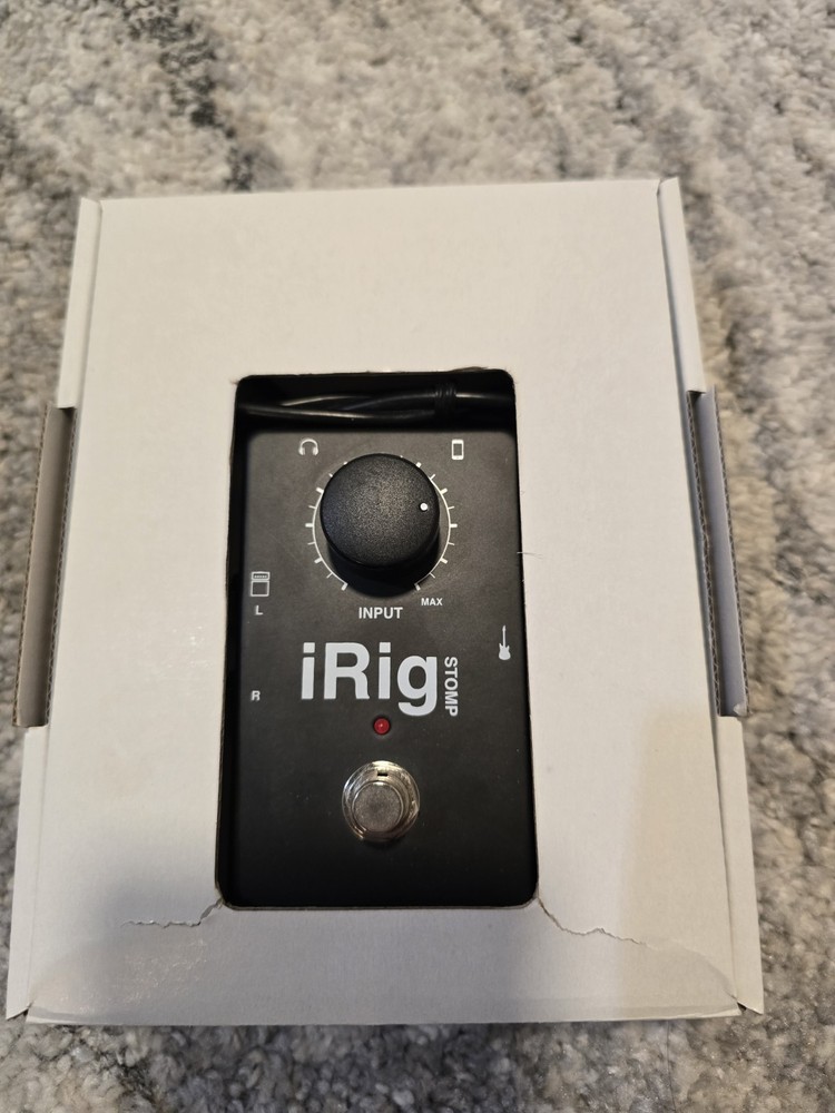IK Multimedia iRig Stomp iOS Stompbox Guitar Interface EX