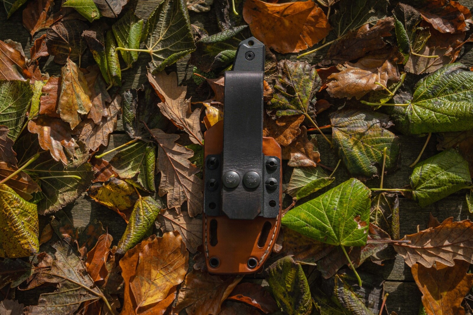 esee 3 hybrid kydex and leather sheath