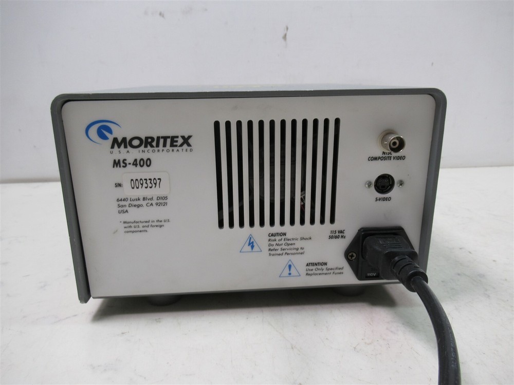 Moritex MS-400 Auto Shutter Camera Illumination System Light Source Device