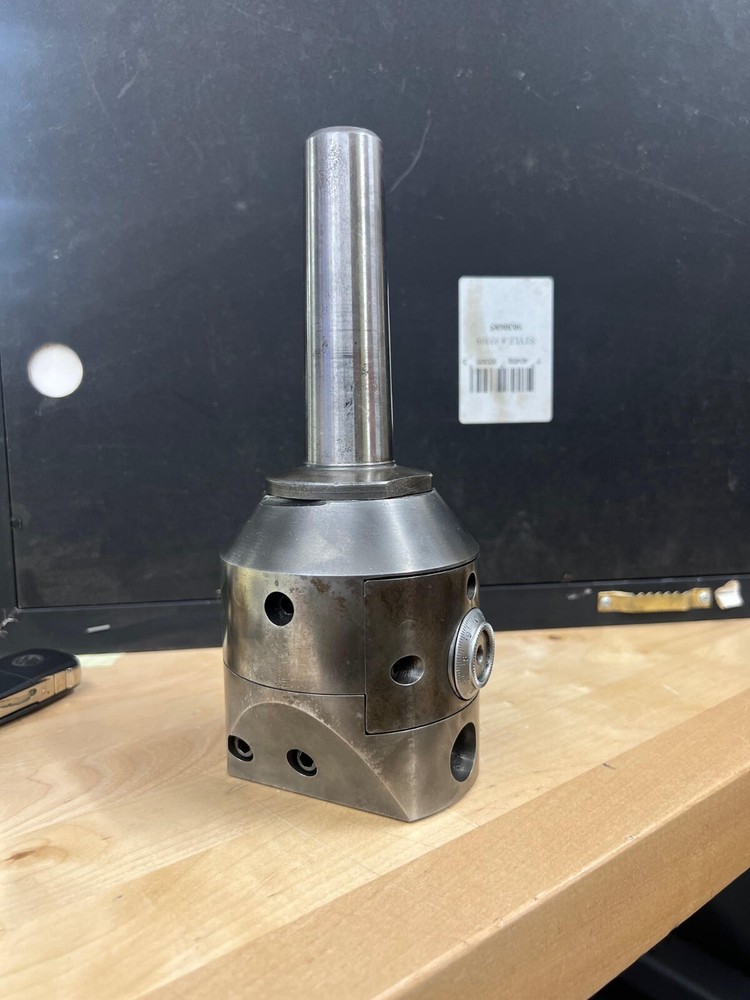 #4 Morse head, taper boring head, machining