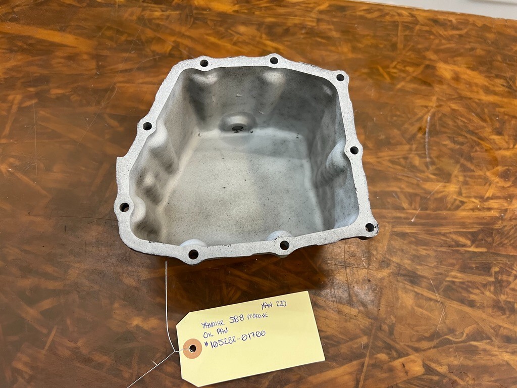 YANMAR SB8 OIL PAN #105282-01700 MARINE DIESEL W/ PLUG