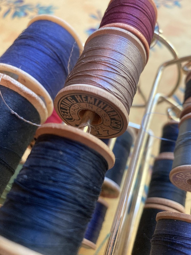 Vintage Thread Carousel With Vintage Thread