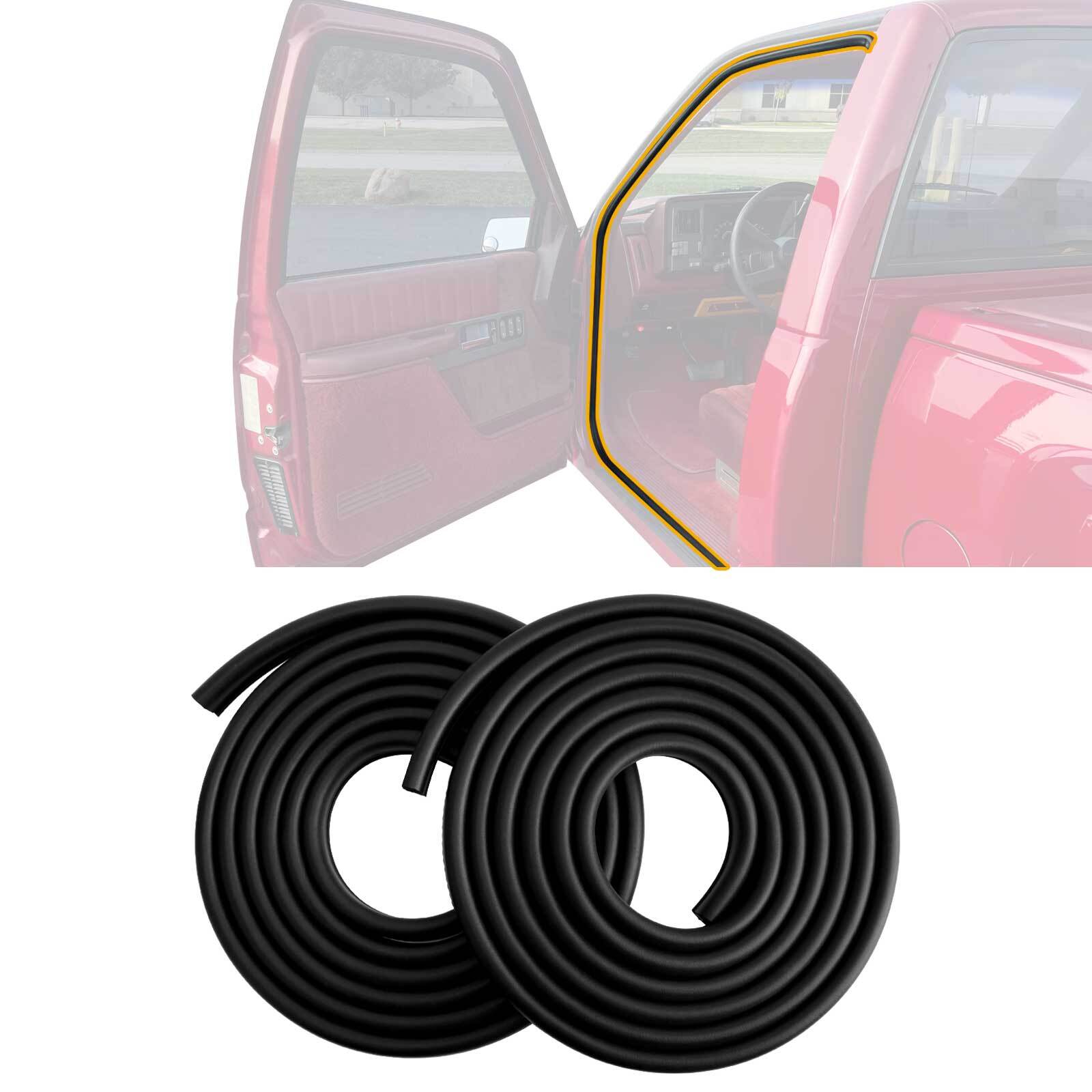 2X Rubber Door Weatherstrip Seals Set For Chevy GMC Suburban C/K 1500 2500 3500