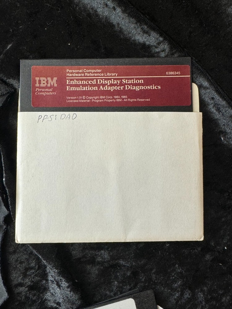 IBM Enhanced Display Station Emulation Adapter Diagnostics 5.25 Disc Media