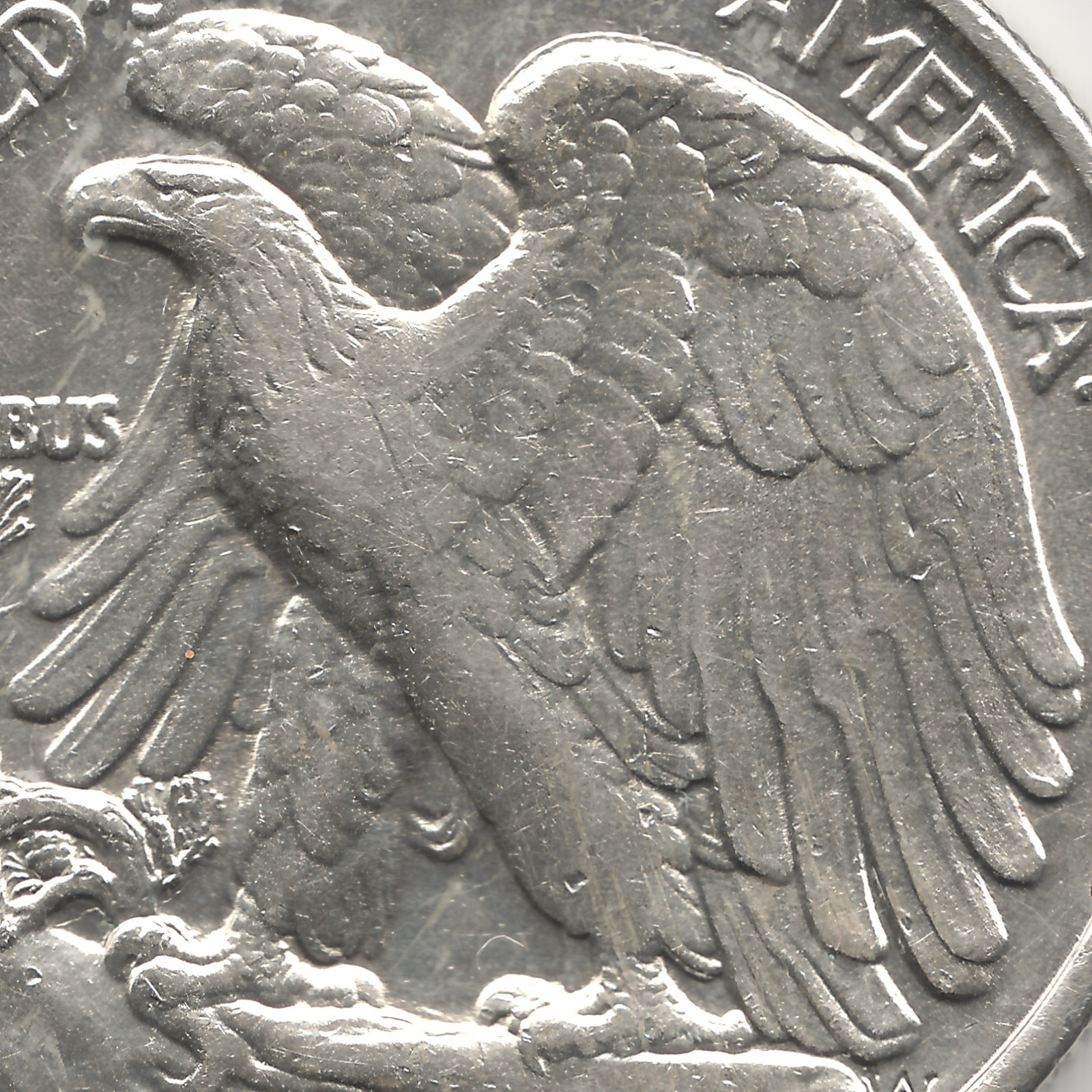 1920 Walking Liberty Half Dollar, AU