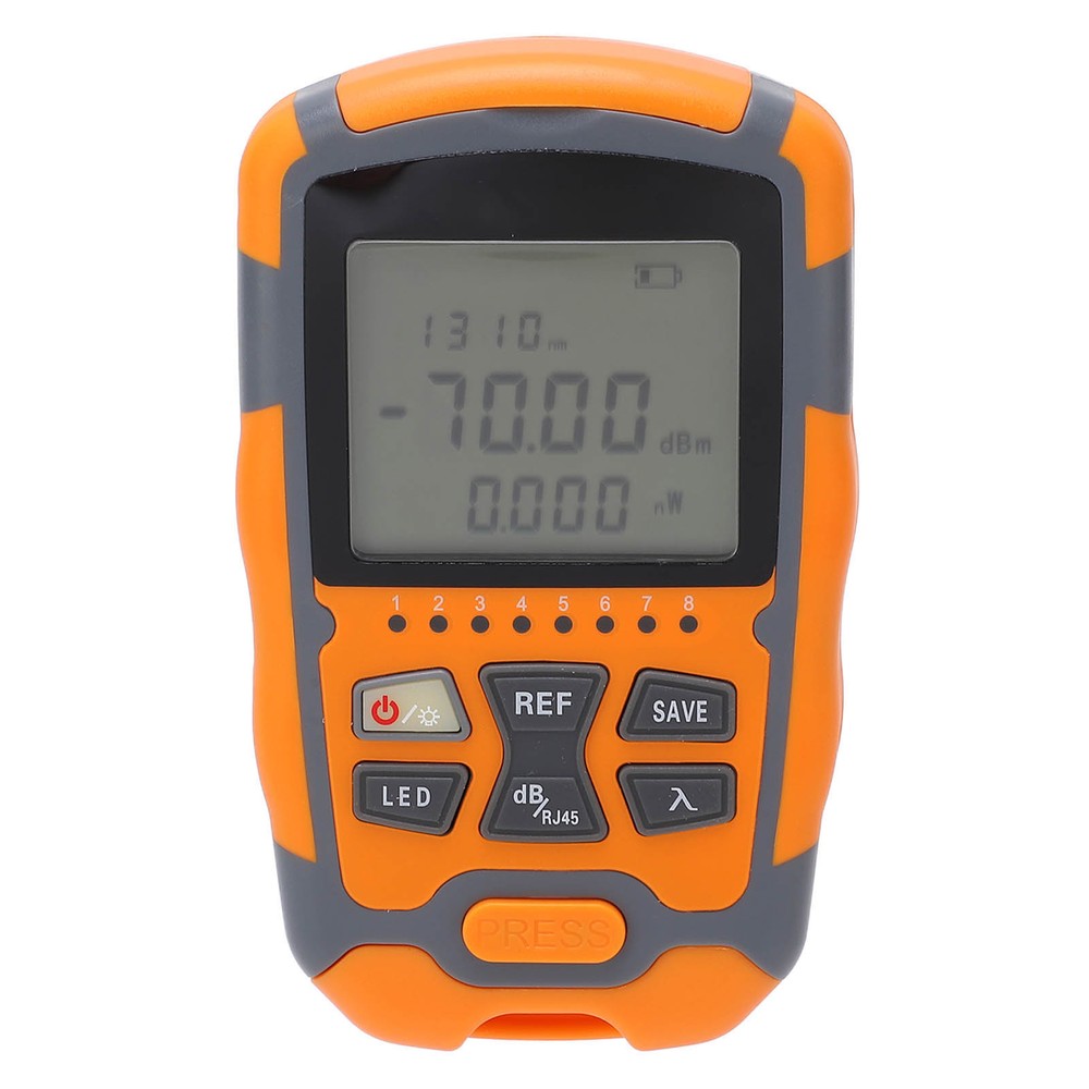 Mini Optical Power Meter Optical Fiber Cable Tester Multimeter With LED Light♡