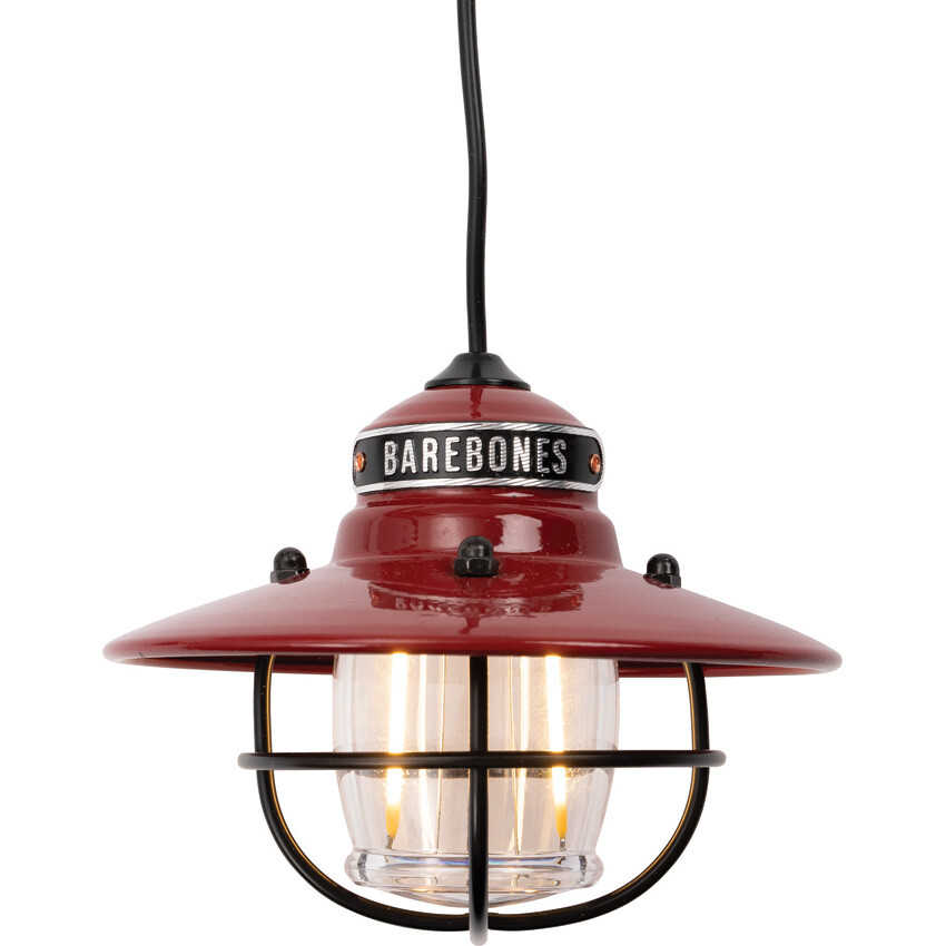 New Barebones Living Edison String Lights Red LIV-267