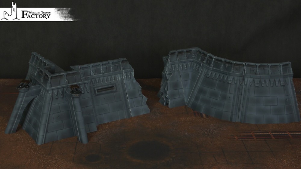 Fortress Walls Addon Set  (pics in auction description)