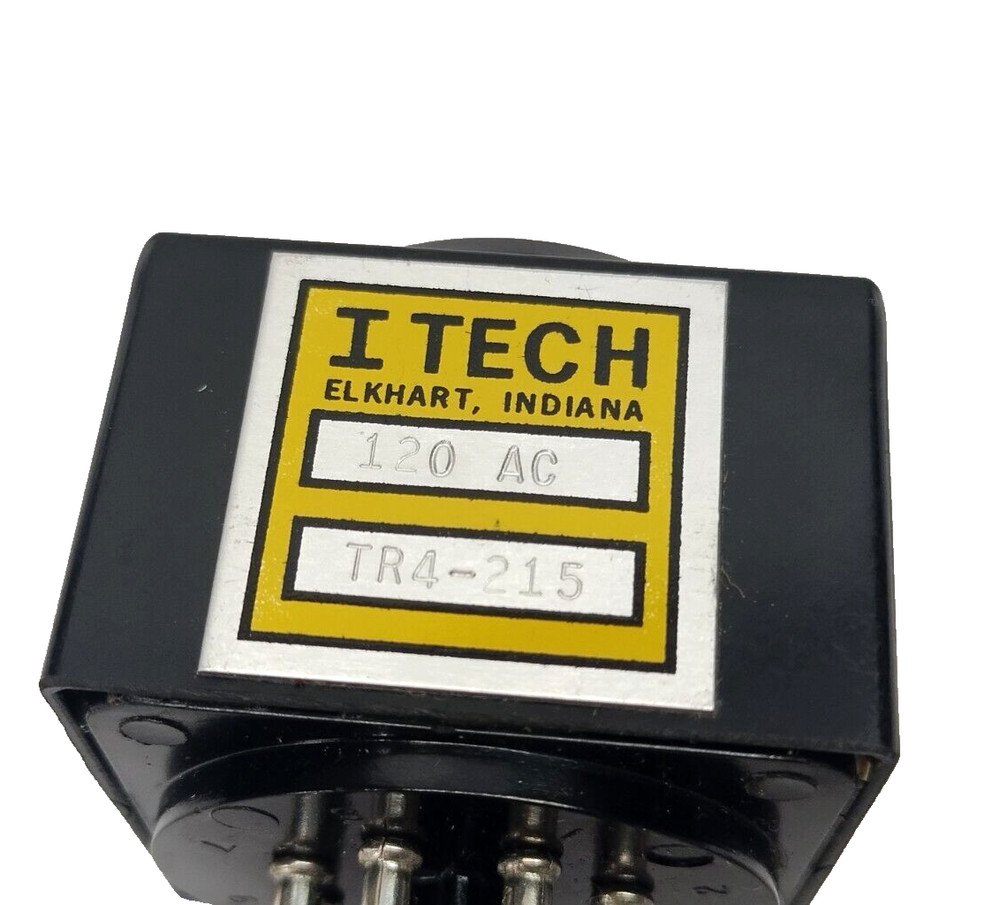 ITECH TR4-215 Time Delay Relay 120VAC 8-Pin, Adjustable Increase