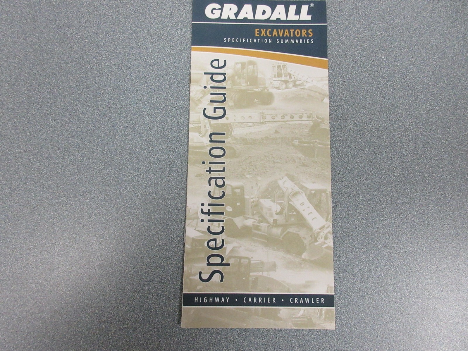 Gradall XL 2200 Thru XL 5200 Hydraulic Excavators Brochure 8 Small Page Folder