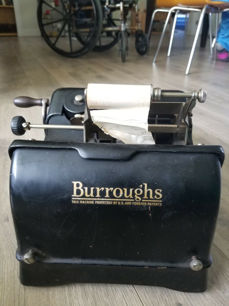 Antique Burroughs Adding Machine