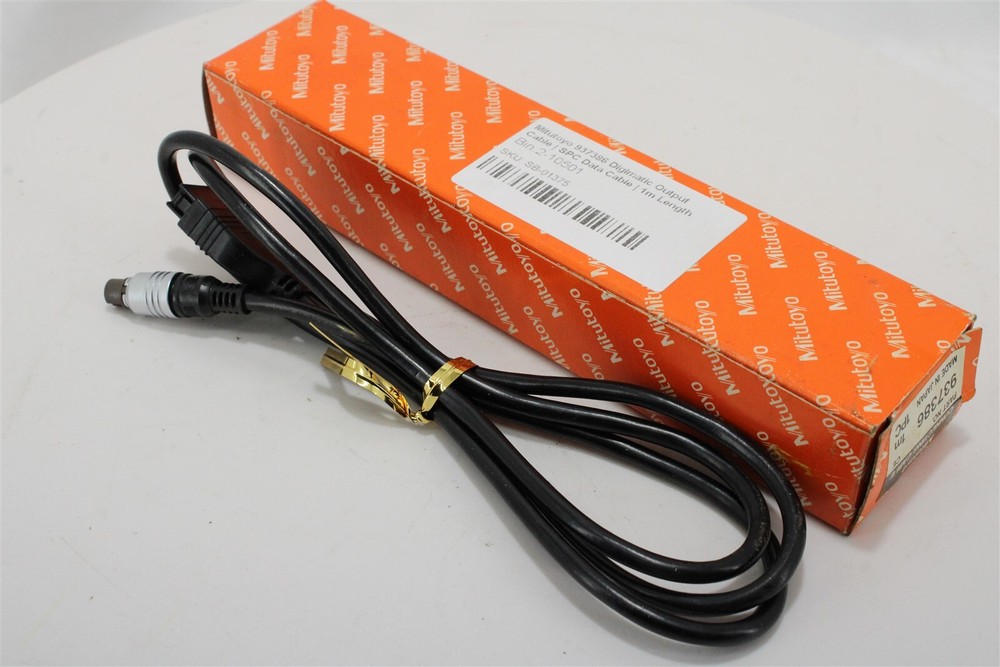 Mitutoyo 937386 Digimatic Output Cable | SPC Data Cable | 1m Length