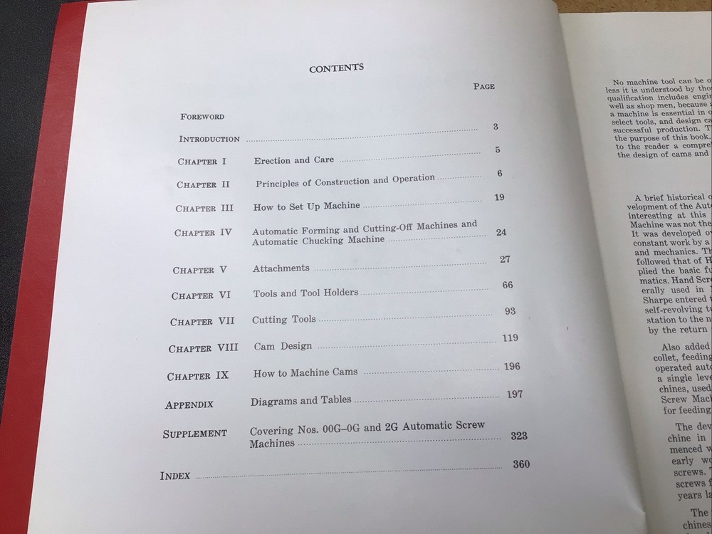 Brown And Sharpe Automatic Screw Machine Handbook