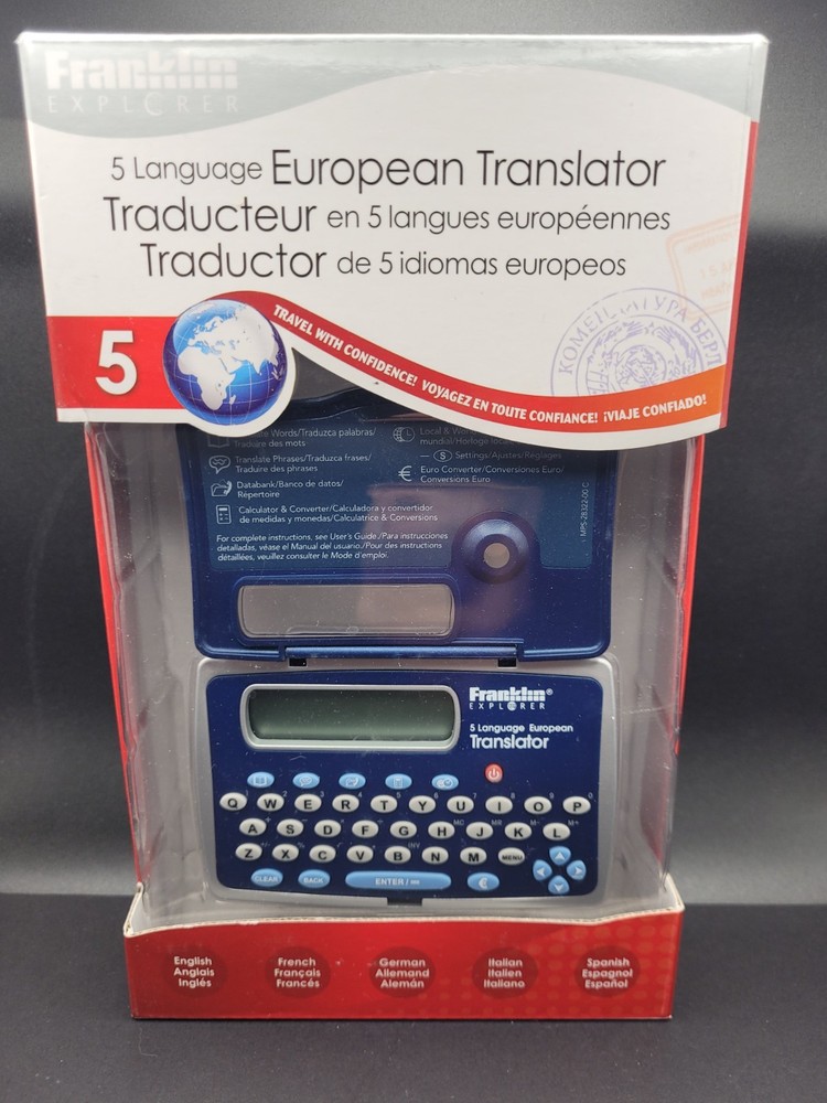 Franklin Explorer 5 Language European Translator! FR-TXF5