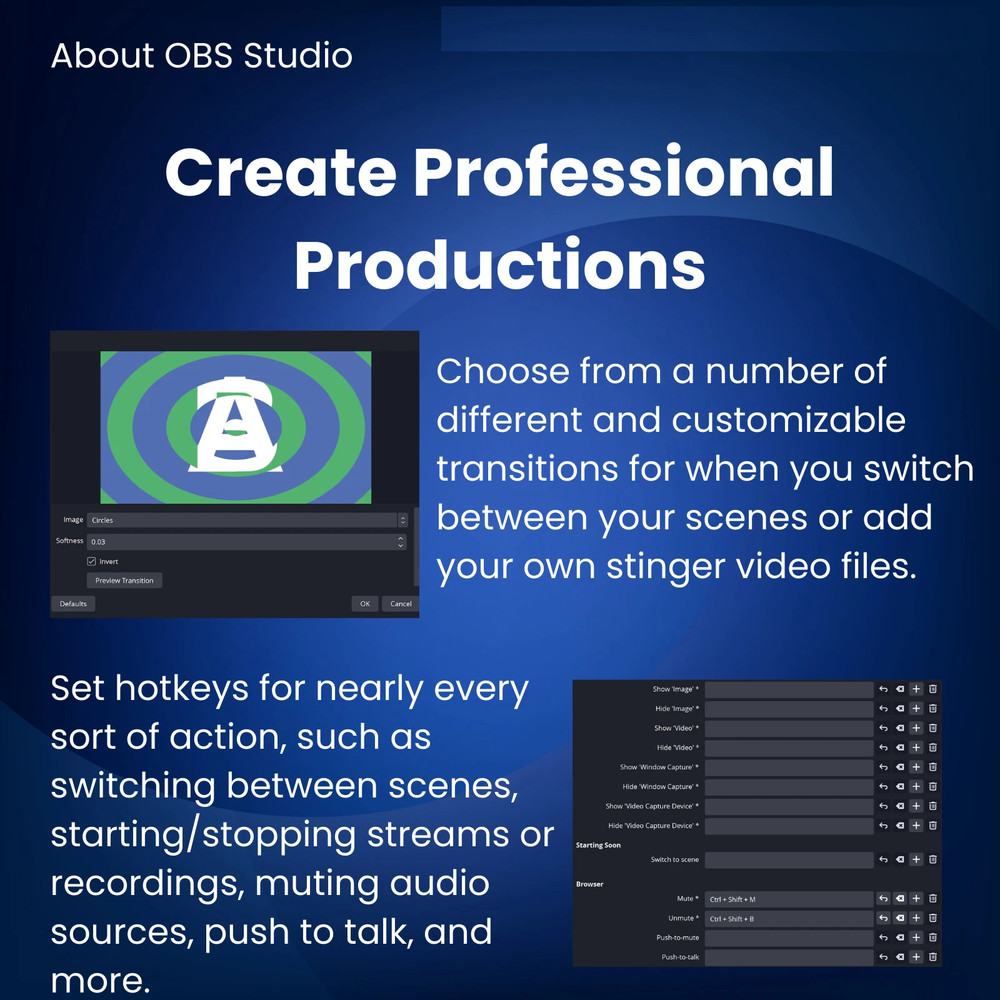 OBS Studio 2026 - Video Recording | Live Streaming Screen Recording Windows Mac
