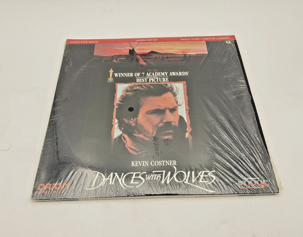 Dances With Wolves 1990 (Laserdisc) - Very Good Condition - Tested and Working