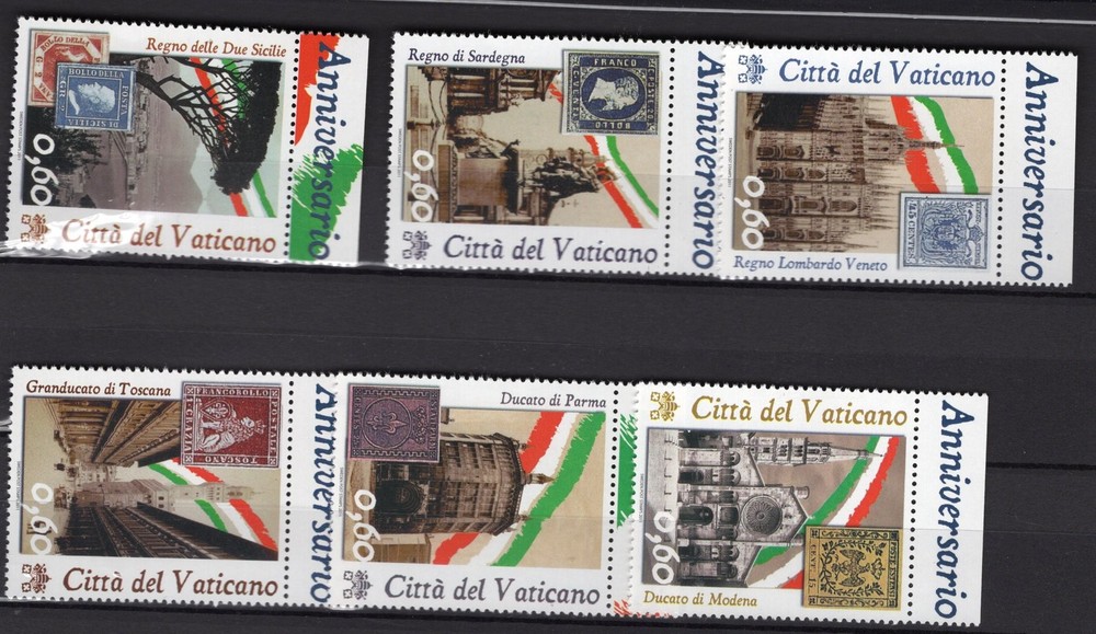 2011 Vaticano annata Cpl MNH