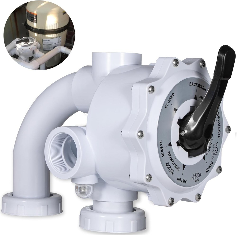 261055 Multiport Valve for Triton & Quad Pool & Spa Side Mound D.E