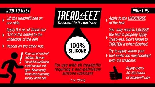 Treadmill Belt Lubricant - 100% Silicone Acrylic Pouring Oil - Elliptical Exe...