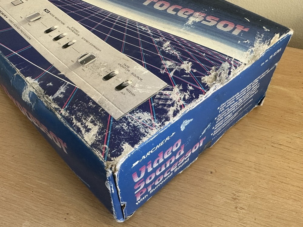 Archer Video Processor Model 15-1272A Radioshack Analog VHS Enhancer Untested