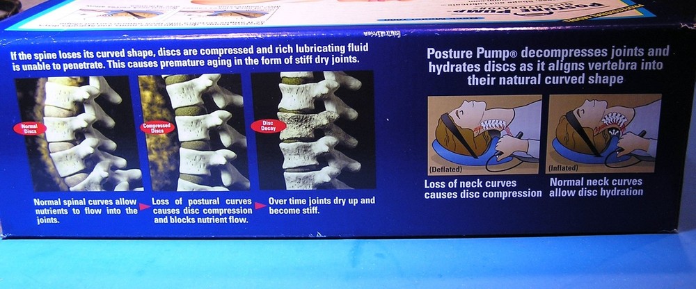 Posture Pump Professional Model 1000 Neck Exerciser Cervical Disc Hydrator