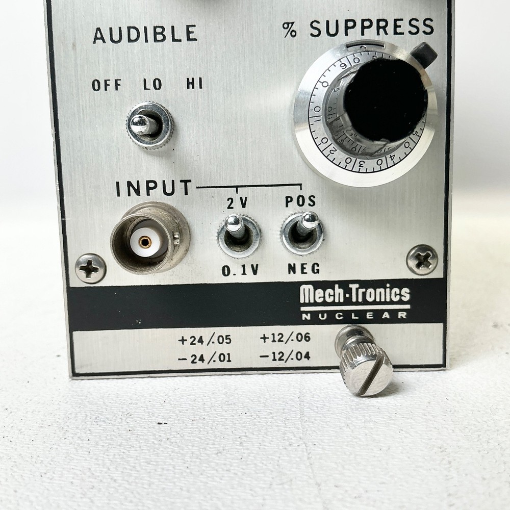 Tested Mech-Tronics Nuclear 775 Linear-Log Ratemeter NIM Module SN 101007