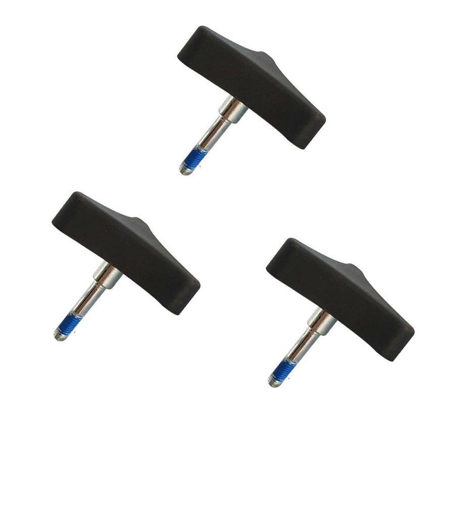 3 Pack 3 Point Rollator Knob Walker Replacement Knobs Universal Part for Walker