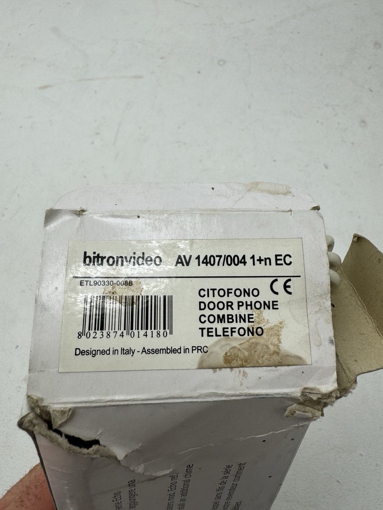 AV 1407/021 Bitron Intercom White