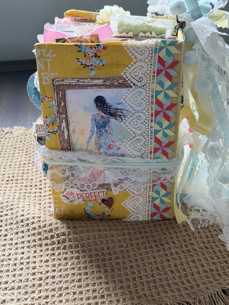 “Spring Sunshine”-Handmade Junk Journal