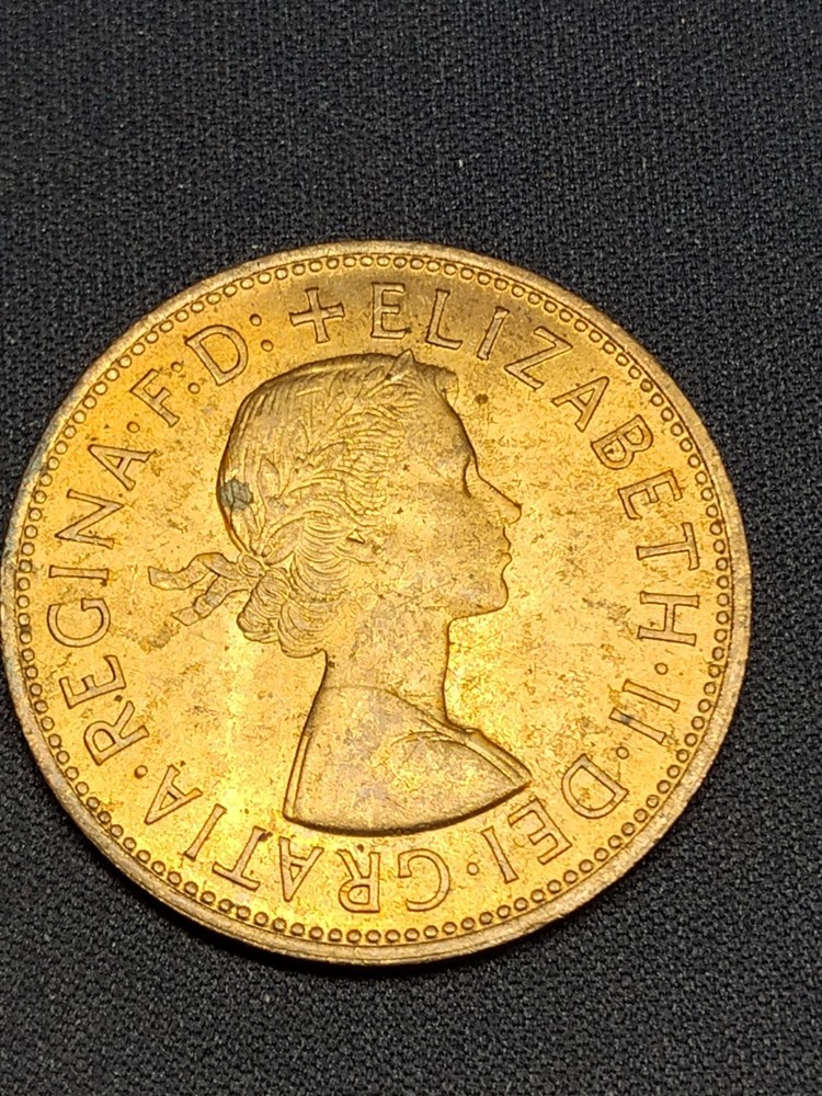 +RANDOM DATE+ Queen Elizabeth Great Britain Penny
