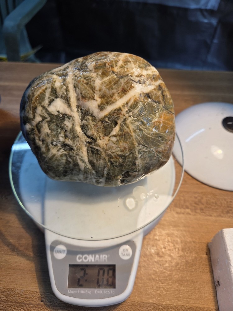 Large Mixed Jasper Stone, Unique Pattern, 2 lbs+ Mineral Specimen